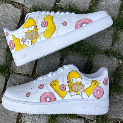 The Simpsons Air Force 1 Custom