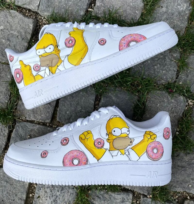 The Simpsons Air Force 1 Custom