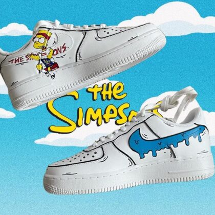 The Simpsons Air Force 1 Custom