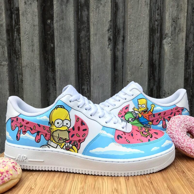 The Simpsons Air Force 1 Custom