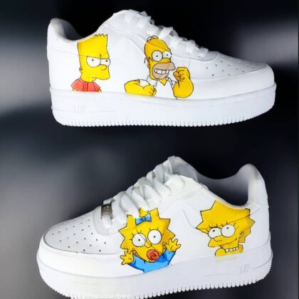 The Simpsons Air Force 1 Custom