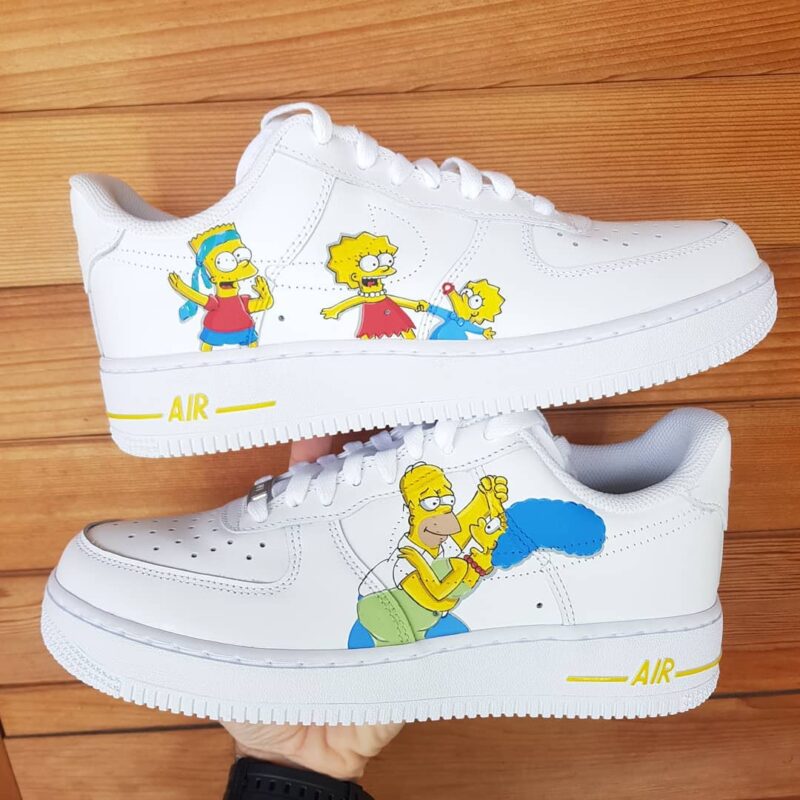 The Simpsons Air Force 1 Custom