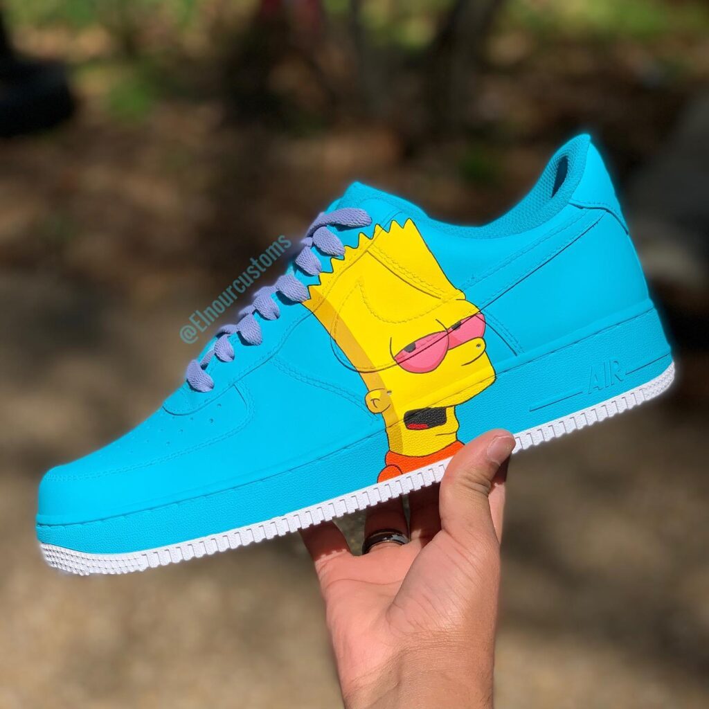 bart simpson air force 1
