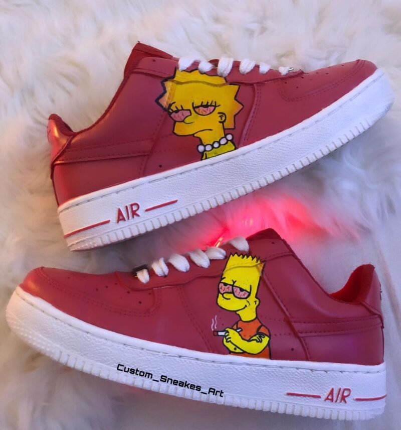 The Simpsons Air Force 1 Custom