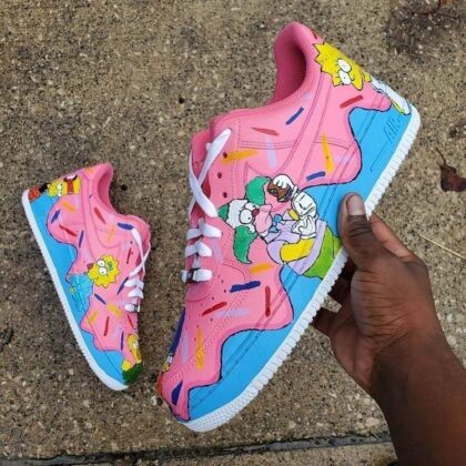 The Simpsons Air Force 1 Custom