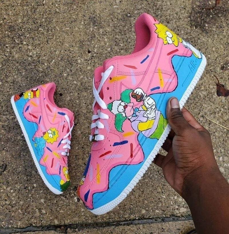 The Simpsons Air Force 1 Custom