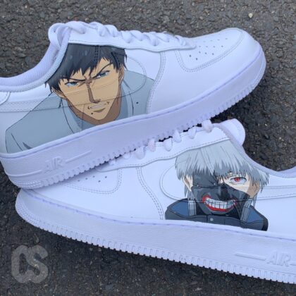 Tokyo Ghoul - Ken Kaneki x Kotaro Amon Air Force 1 Custom