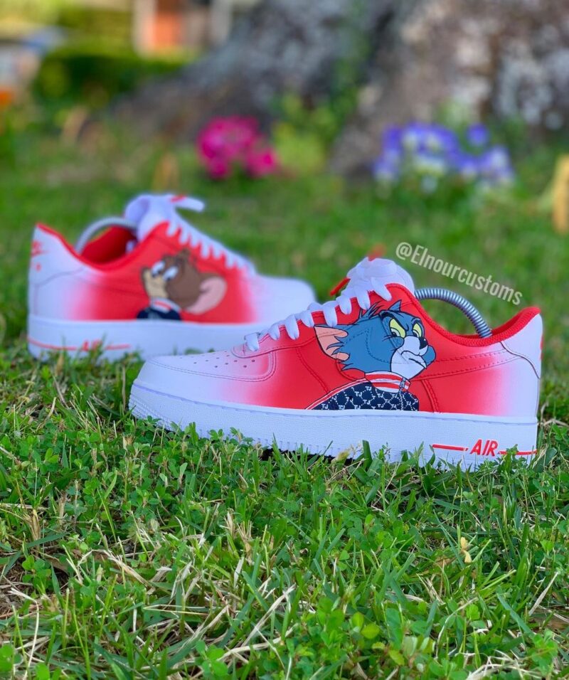 Tom And Jerry Air Force 1 Custom