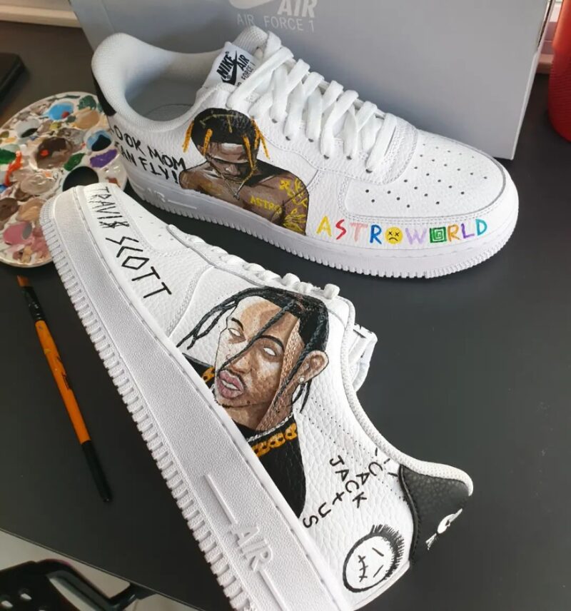 Travis Scott Air Force 1 Custom