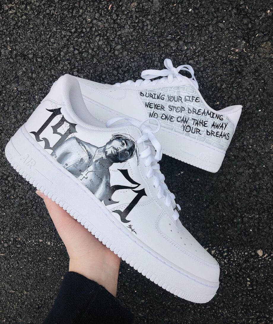 Tupac Air Force 1 Custom - Daniel Customs