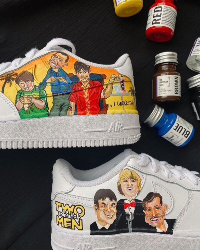 Two and a Half Men Air Force 1 Custom