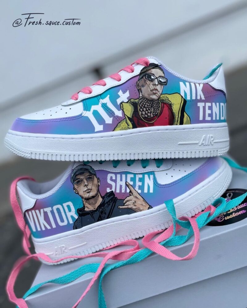 Viktor Sheen x Nik Tendo Air Force 1 Custom