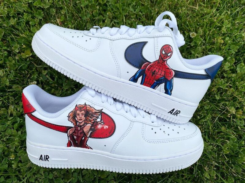 Wanda x Spider-Man Air Force 1 Custom