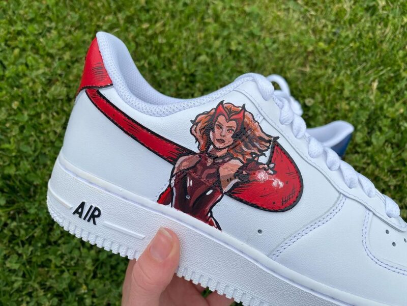 Wanda x Spider-Man Air Force 1 Custom - Image 2