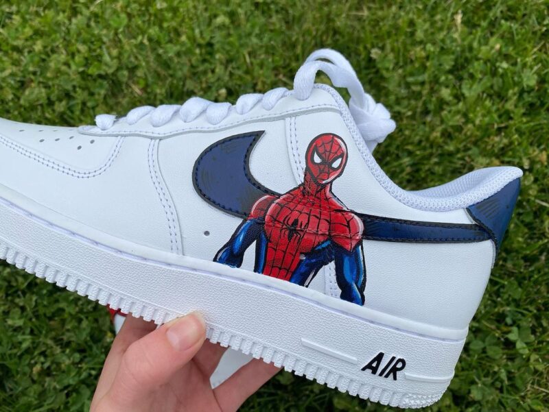 Wanda x Spider-Man Air Force 1 Custom - Image 3