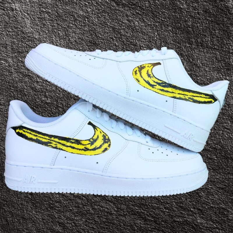 Warhol Banana Air Force 1 Custom - Image 3