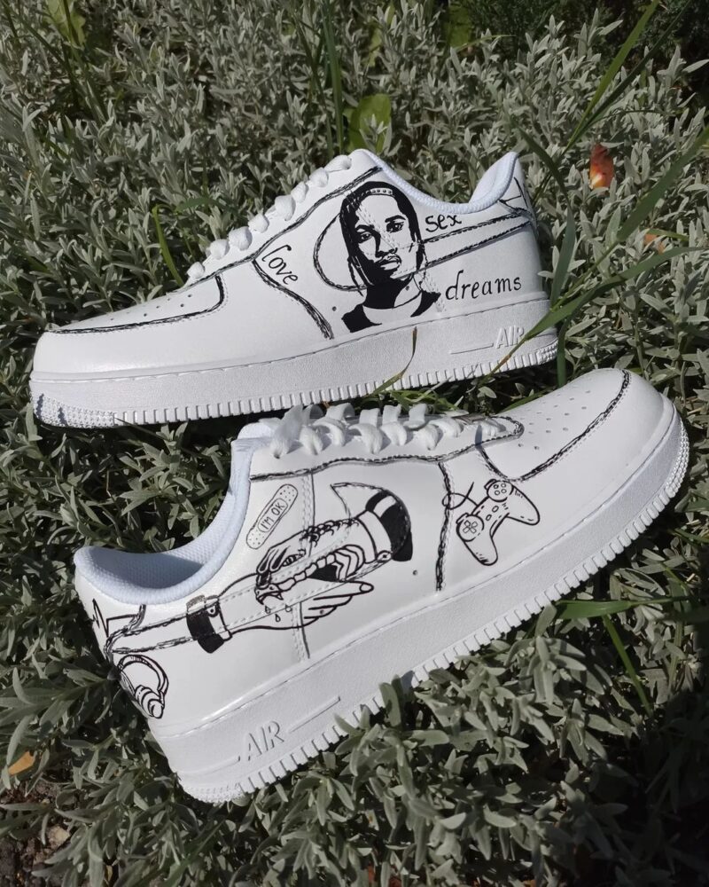 ASAP Rocky Air Force 1 Custom