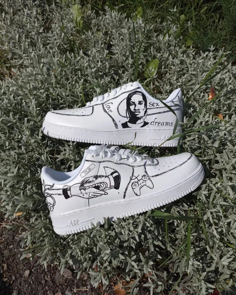 asap rocky air force 1 custom