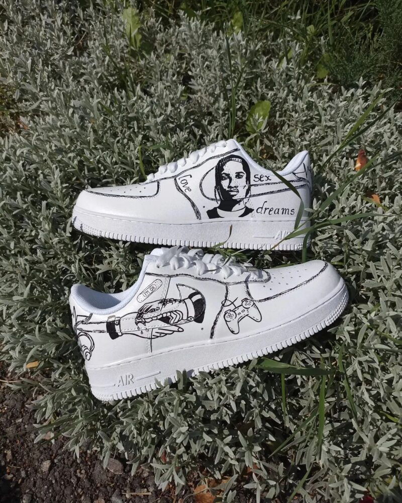 ASAP Rocky Air Force 1 Custom