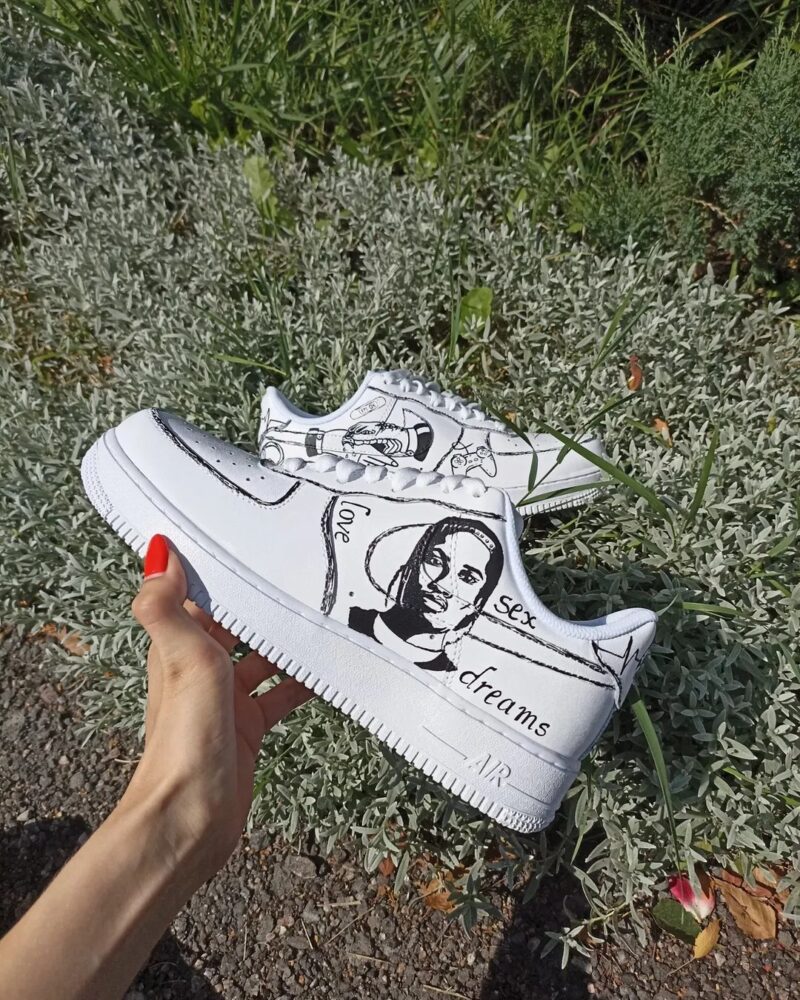 ASAP Rocky Air Force 1 Custom