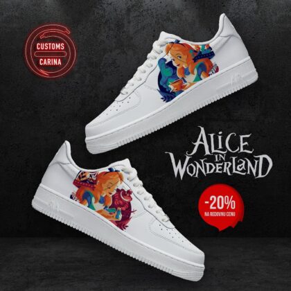 Alice in Wonderland Air Force 1 Custom