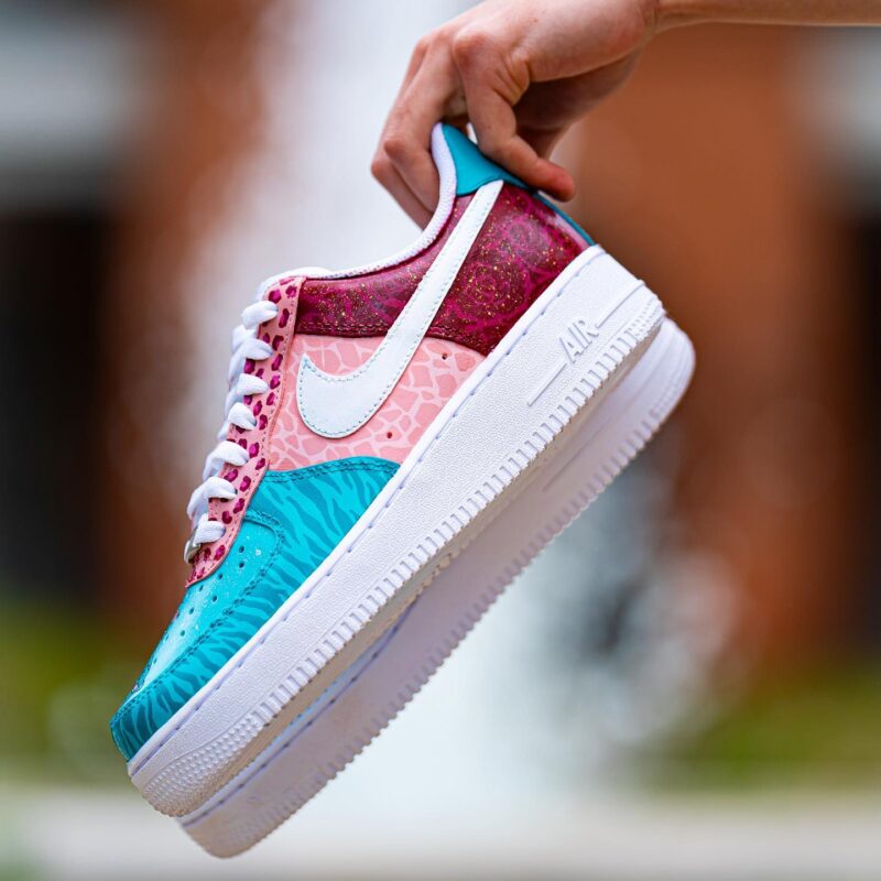 Animal x Rose Air Force 1 Custom