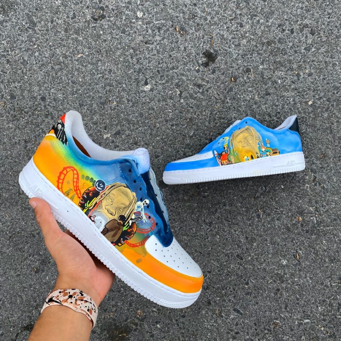 custom air force 1 astroworld