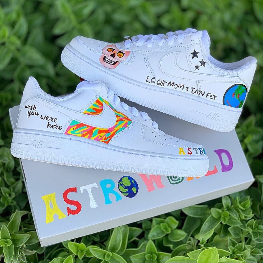 custom air force 1 astroworld