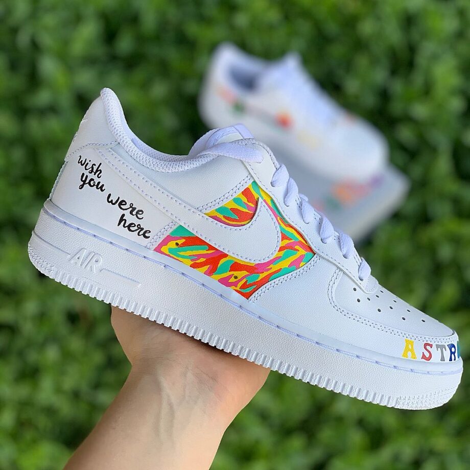 custom astroworld air force 1