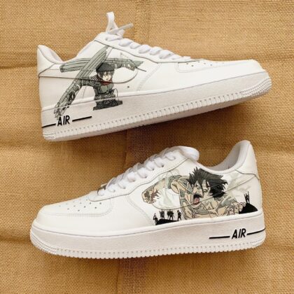 Attack on Titan - Eren x Mikasa Air Force 1 Custom