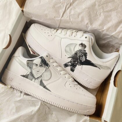 Attack on Titan - Levi Air Force 1 Custom