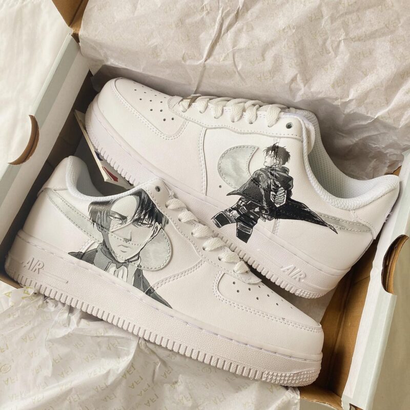 Attack on Titan - Levi Air Force 1 Custom