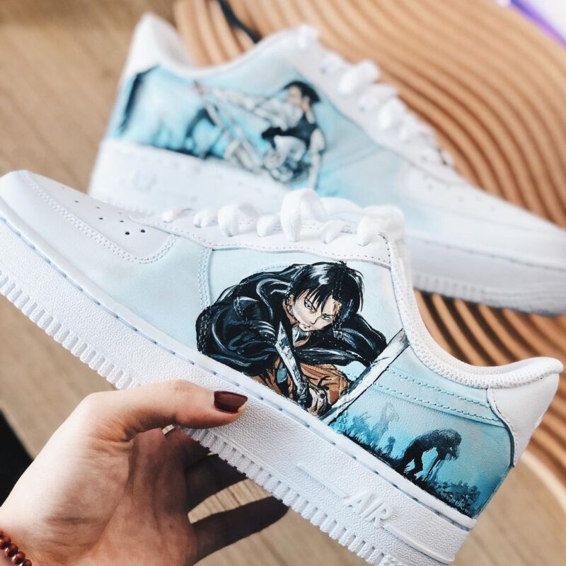 Attack on Titan - Levi Air Force 1 Custom