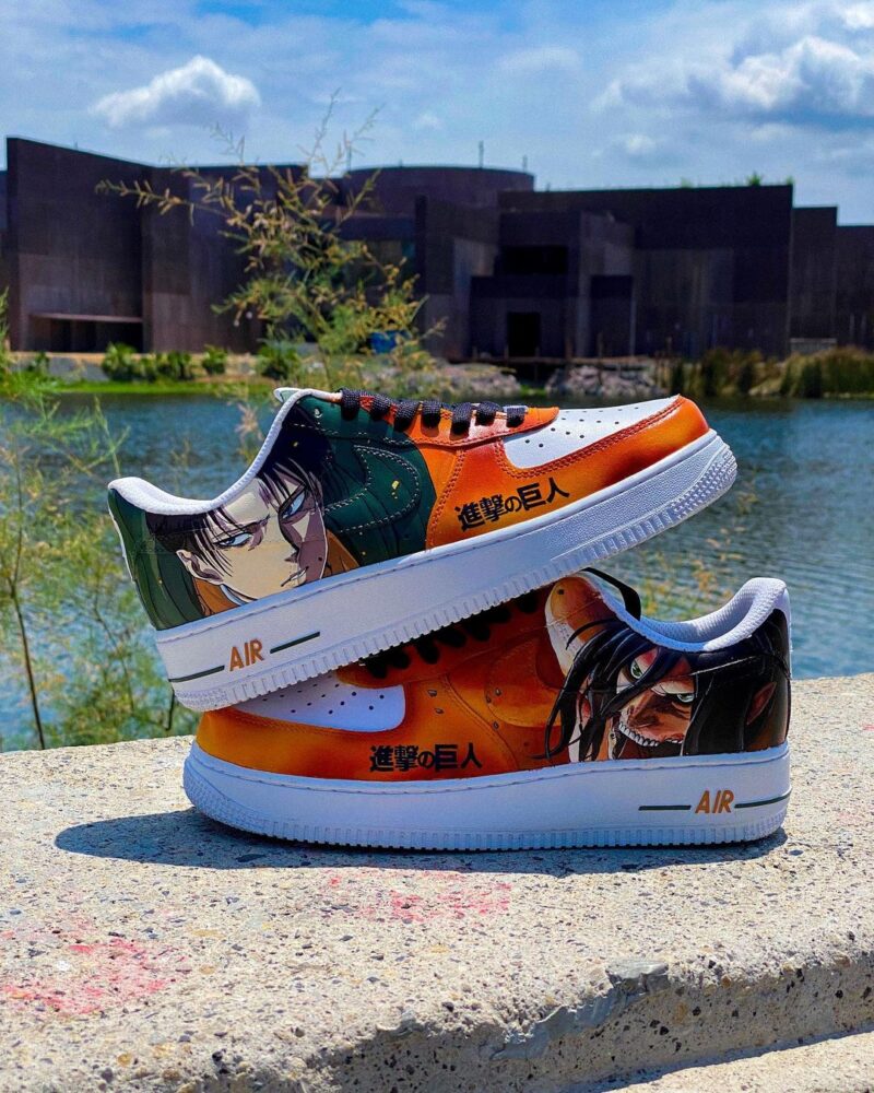 Attack on Titan - Levi x Eren Air Force 1 Custom