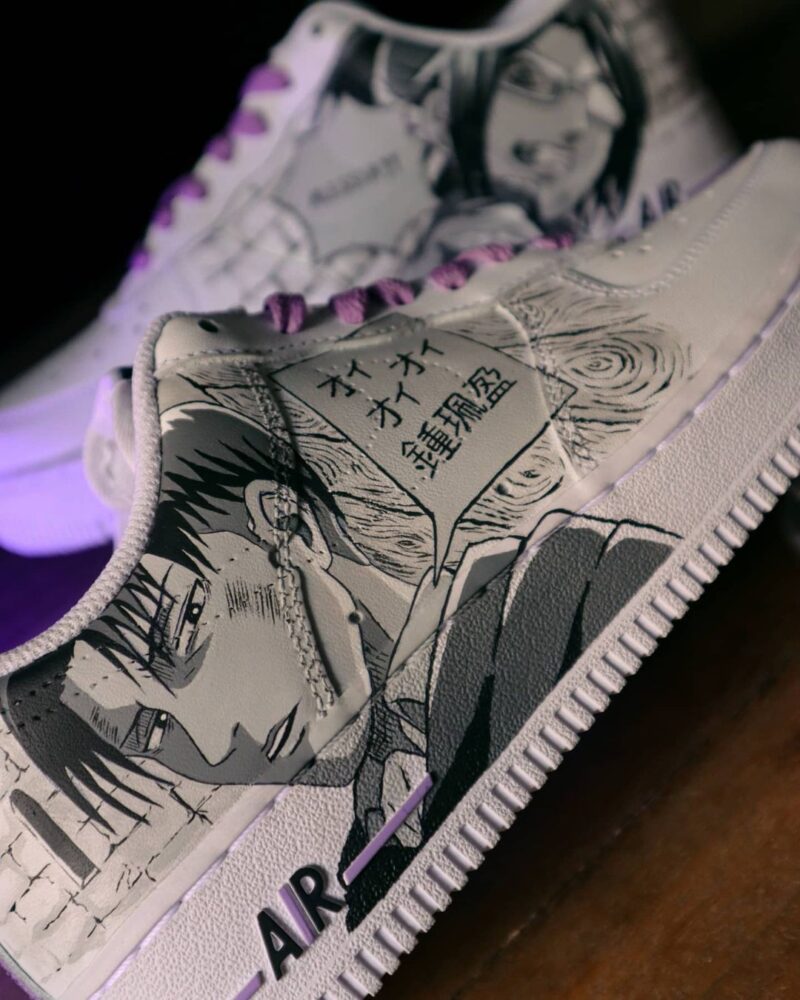 Attack on Titan - Levi x Hange Air Force 1 Custom