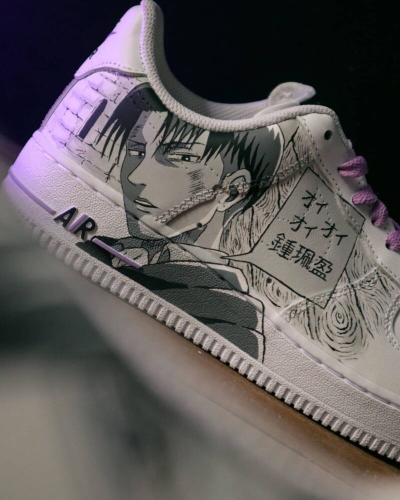 Attack on Titan - Levi x Hange Air Force 1 Custom