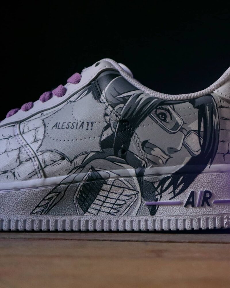 Attack on Titan - Levi x Hange Air Force 1 Custom