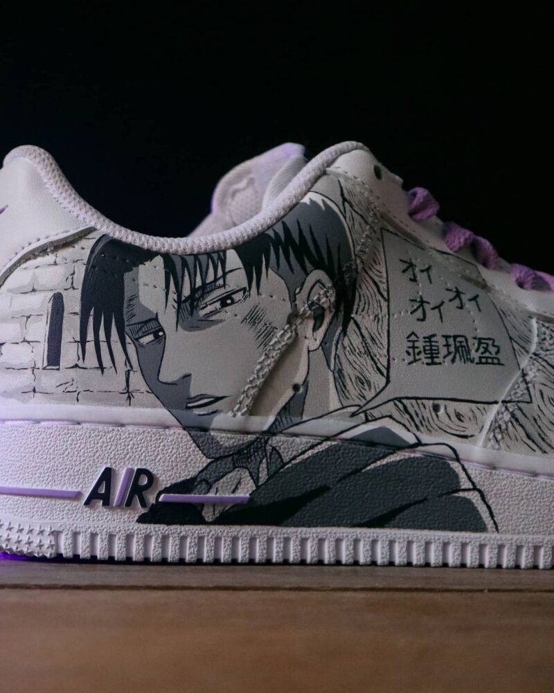 Attack on Titan - Levi x Hange Air Force 1 Custom