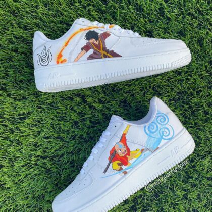 Avatar the Last Airbender - Aang x Zuko Air Force 1 Custom