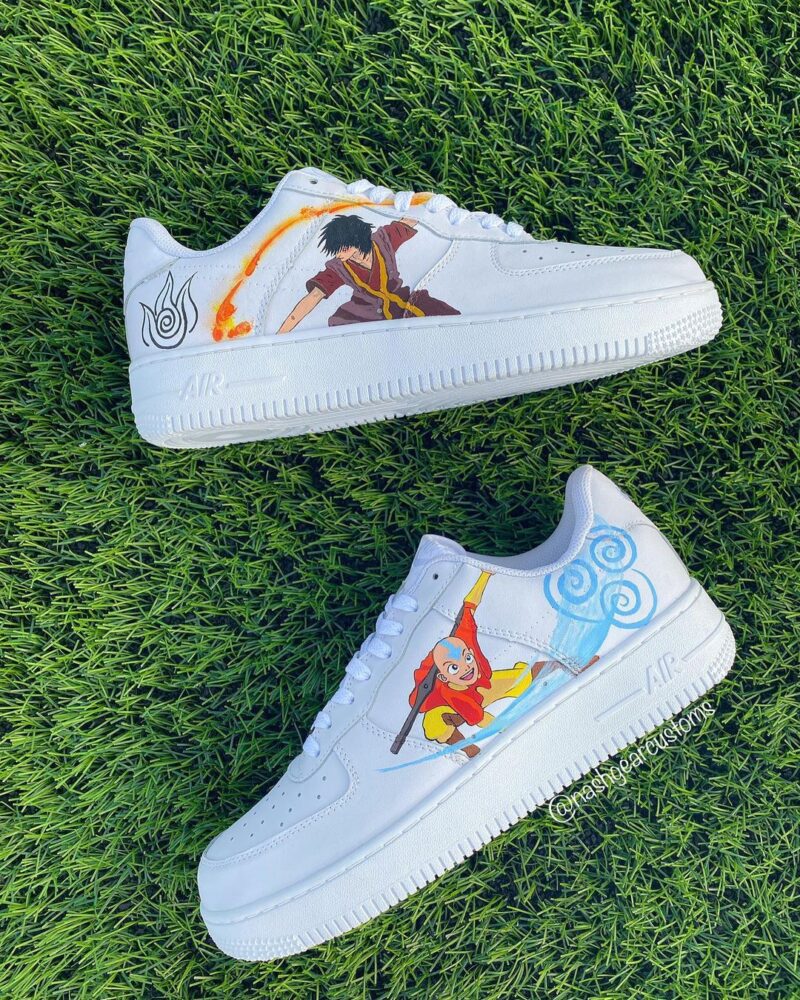 Avatar the Last Airbender - Aang x Zuko Air Force 1 Custom