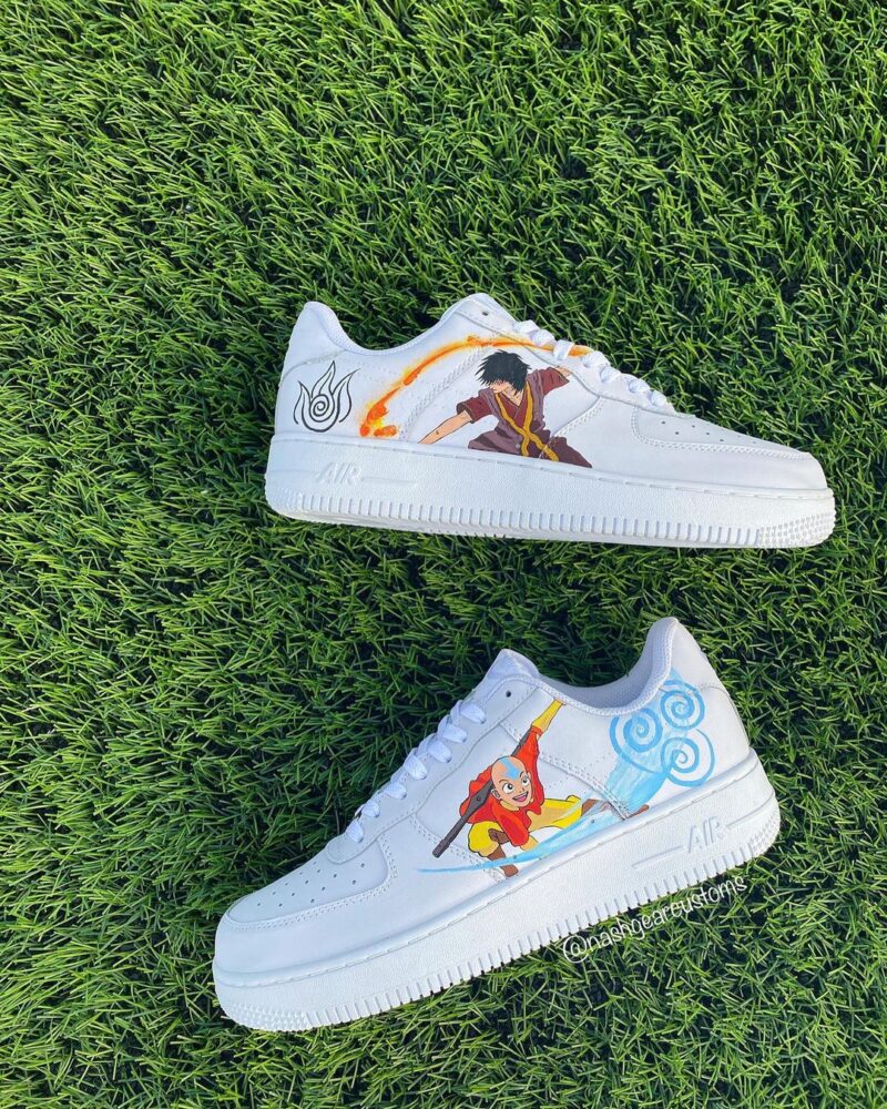 Avatar the Last Airbender - Aang x Zuko Air Force 1 Custom