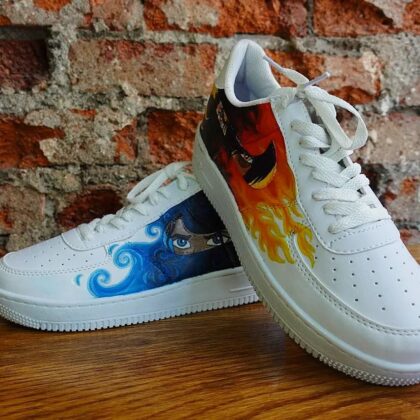 Avatar the Last Airbender - Katara x Zuko Air Force 1 Custom