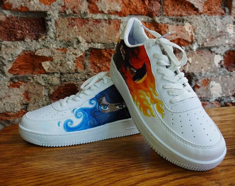 Avatar the Last Airbender - Katara x Zuko Air Force 1 Custom