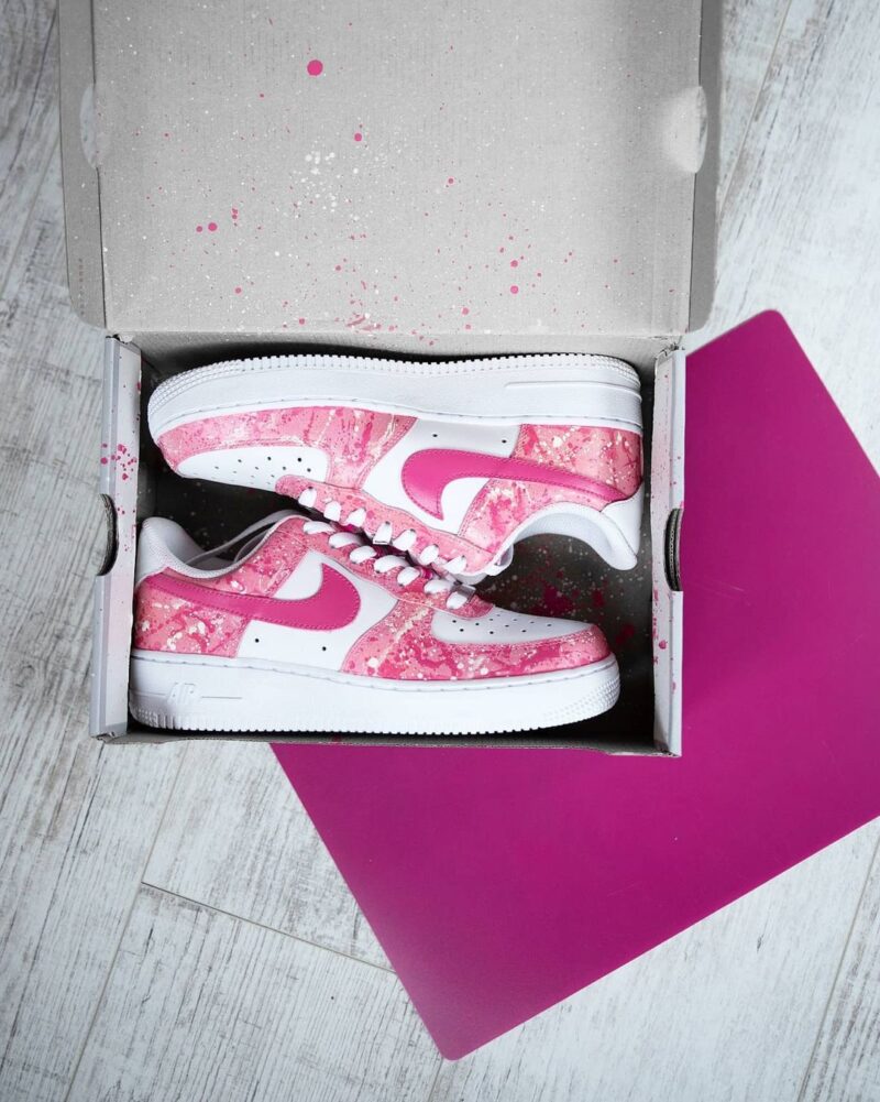 Baby Pink Air Force 1 Custom