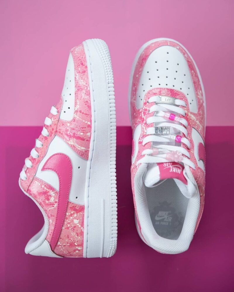 Baby Pink Air Force 1 Custom