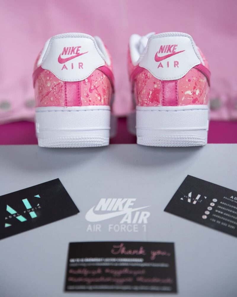 Baby Pink Air Force 1 Custom