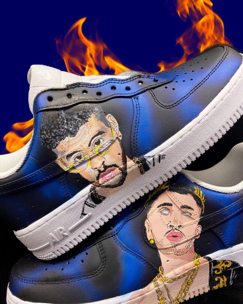 Bad Bunny Air Force 1 Custom