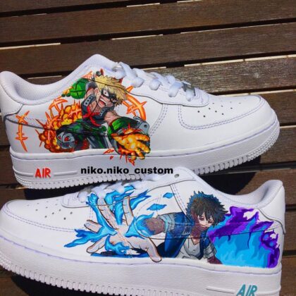 Bakugou x Dabi - Hisoka x Killua Air Force 1 Custom