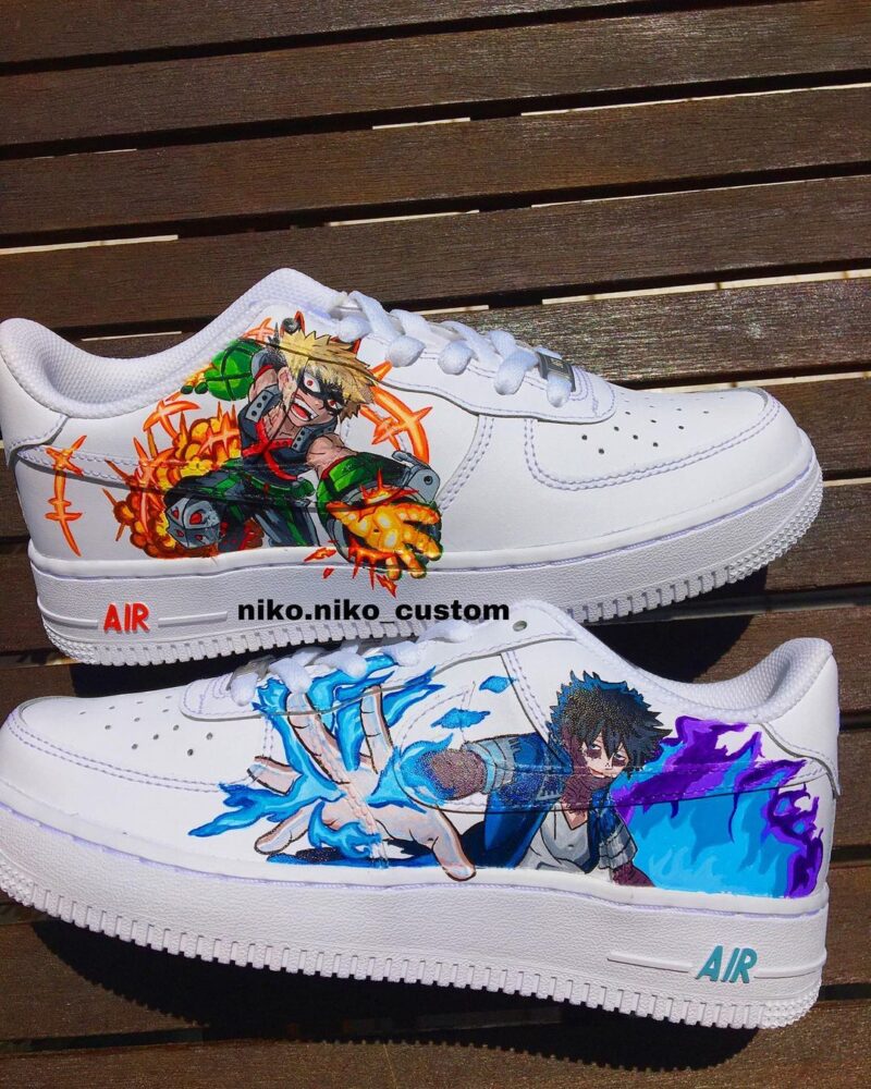 Bakugou x Dabi - Hisoka x Killua Air Force 1 Custom