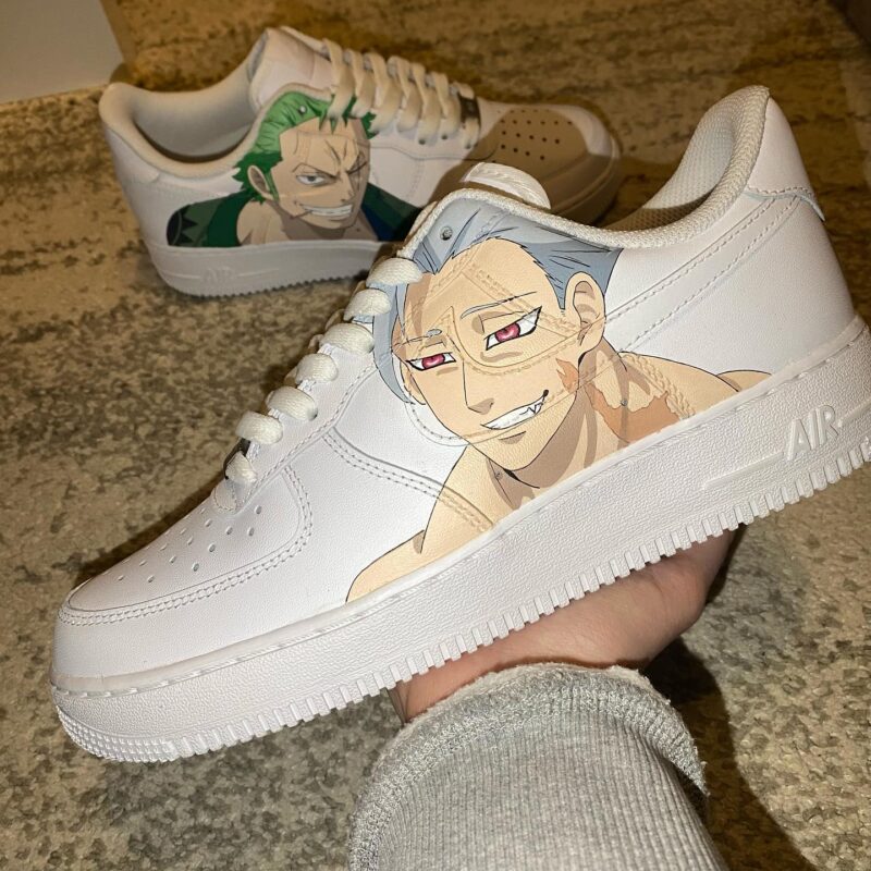 Ban x Zoro Air Force 1 Custom